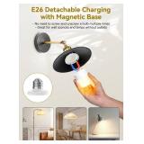 Minetom E26 Rechargeable Light Bulbs with Remote and Timer, Battery Backup Bulb with 12 Colors and Brightness Dimmable, 2300mAh 40W Equivalent LED Light Bulbs for Lamps Sconces Camping, 2 Pack - Retai