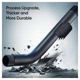 Cobbe Shower Arm with Flange and Teflon Tape, 6-Inches Wall Mounted Shower Pipe Arm Extension for Fixed Shower Head, Matte Black - Retail: $9