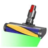 FUNTECK LED Soft Roller Cleaner Head Compatible with Dyson V11 V10 V8 V7 Vacuum Cleaners, Illuminating Hidden Dust and Debris and Ideal for Smooth Hard Floors - Retail: $39