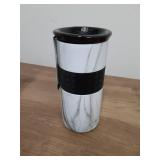 Elemental Artisan Insulated Tumbler, Triple Wall Coffee Travel Mug, Reusable Stainless Steel Coffee Tumbler with Ceramic Lid, Thermal Coffee Cups for Hot (6 Hrs) & Cold (18 Hrs), 16oz - Beige - Retail