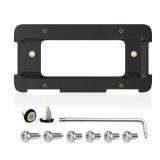 Podestaa Rear License Plate Frame Bracket Holder Mount for 2005-2023 BMW 1/2/ 3/5 / 6/ X Series, 328i 323i 528i M3, 2002-2019 Mini Cooper 51187160607 511882380615 51188238061 Screws - Retail: $10