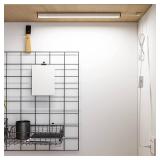ASOKO Plug-in Under Cabinet Lighting - 12 Inch LED Strip Bar, Cool White 6000k USB Cabinet Light, Slim Undercounter Light for Kitchen/Cupboard/Workbench/Shelf/Desk - Retail: $8