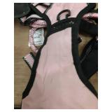 PRE OWNED,AS IS NESTROAD No Pull Dog Harness,Adjustable Oxford Medium Dog Harness with Leash,Reflective No-Choke Pet Vest Harness with Easy Control Soft Handle for Small Medium Large Dogs(M,Pink) - Re