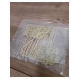 Gyufise 24Pcs Happy 35th Birthday Cupcake Toppers Glitter Thirty Five 35 Fabulous Vintage 1990 Cupcake Picks for 30th Birthday Wedding Anniversary Party Cake Decorations Supplies Gold - Retail: $7