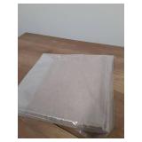 Meekio Set of 2 Light Taupe Pillow Covers 18x18, Farmhouse Linen Decorative Throw Cushion Covers for Sofa Couch - Retail: $15