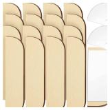 3.5 Inch Hinge Repair Wooden Plate Door Hole Cover Plate Wooden Hinge Filler Wood Repair Kit Kitchen Cabinet Hinges Cabinet Door Blanks with Double Sided Tapes(16 Pack) - Retail: $13