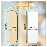 3.5 Inch Hinge Repair Wooden Plate Door Hole Cover Plate Wooden Hinge Filler Wood Repair Kit Kitchen Cabinet Hinges Cabinet Door Blanks with Double Sided Tapes(16 Pack) - Retail: $13