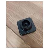 Angled Shower Rod Mount for Sloped Walls - 25mm Shower Bracket & Swivel Joints with Wall Plugs & Screws, Secure Drilling Fix (2, Black) - Retail: $13