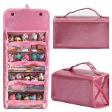 Leeche Storages & Display Case for Dolls Compatible with All LOL Surprise Dolls,Easy Carrying Storage Organizer Clear View Case - Retail: $22