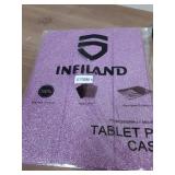 INFILAND Compatible with iPad A16 11th Generation 11 Inch 2025 Case, iPad Case 10th Generation 10.9 Inch, Glitter Cover with Sparkly Clear Back, Pencil Holder, for Kids Girls (Pale Violet) - Retail: $