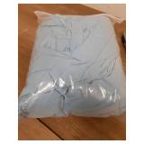 Hezuzo Spandex Table Cover for 6Ft or 4fT or 8ft Table Universal Fitted Stretch Tablecloth for Party, Banquet, Wedding and Events-Blue Mist - Retail: $14