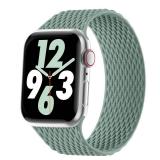 Silicone Braided Solo Loop Compatible with Apple Watch Band 38mm 40mm 41mm 42mm 44mm 45mm 46mm 49mm, Stretchy Elastic Sport Strap Compatible for iWatch Series 10/9/8/7/6/5/4/3/2/1/SE/Ultra/Ultra 2 - R