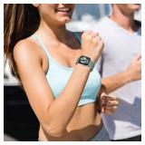 Silicone Braided Solo Loop Compatible with Apple Watch Band 38mm 40mm 41mm 42mm 44mm 45mm 46mm 49mm, Stretchy Elastic Sport Strap Compatible for iWatch Series 10/9/8/7/6/5/4/3/2/1/SE/Ultra/Ultra 2 - R