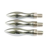 VigorIA 3 Pcs Grinding Milling Chrome Machine Handwheel M12 Thread Plated Revolving Handle Grips - Retail: $15