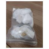 Biaungdo 6 Pcs Light Yellow Ceramic Kitchen Knobs, Retro & Vintage Round Drawer Knobs and Pulls for Cabinet, Drawer, Cupboard - Retail: $7