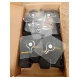 WRICHEAR 4 Packs TV Adjustable Safety Straps, No Drill Adhesive Anti Tip Furniture Anchors for Baby Proofing, Earthquake Straps Flat Screens to Wall,Stand Or Desk,Cabinet - Retail: $8