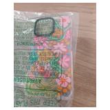 Rosarnnah for iPhone 16 Case Cute - Durable Shockproof 6.6 ft Drop Impact Phone Case - Funny Passion Flower Design (6.1\") Glitter Pink - Retail: $20