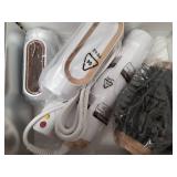 6 in ONE Blow Dryer Brush, Curling Wand Hair Styling Tools Set, Ionic Hot Air Hair Dryer, Massage Oval Hair Dryer, Left&Right Hair Curlers 100-120V - Retail: $45