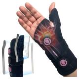 JUPITER Carpal Tunnel Wrist Brace, Day & Night Support, Thumb Spica Splint for Right Hand, Ideal for De Quervains Tenosynovitis, Tendonitis, Wrist Brace With Thumb Support - Small/Medium - Women & Men