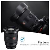 JJC ALC-SH177 Bayonet Reversible Lens Hood Shade for Sony FE 16-35mm f/2.8 GM II Lens SEL1635GM2(Not for 16-35mm f2.8 GM or 16-35mm f4 Lense), Replaces Sony ALC-SH177 Lens Hood - Retail: $20