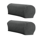 LINGXIYA Soft Stretch Plush Armrest Cover, Armrest Covers for Chairs/Sofas, Couch Arm Covers, Furniture Protector Armchair Slipcover for Recliner, Set of 2(NOT Suitable for Leather Sofas) - Retail: $1