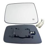 Ram Driver Left Side Heated Mirror Glass Compatible with 2009-2018 Dodge Ram 1500 2500 Left Power Heated Convex Mirror Glass 68050299AA, 68079363AA - Retail: $19