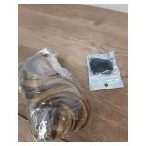 DATSRXI 10 Inch Ponytail Extension - Claw Clip in Ponytails Hair Extension, Curly Pony Tails Hair Extensions, Clip on Ponytail, Easy&Long Use, Daily Wear(Ash brown & honey blonde highlights) - Retail: