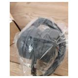 kamapulo X5 Rechargeable & Portable FM Radio Headphones with Best Reception,LED Display,Soft Ear Muffs, FM Headset Radio Receiver for Meeting, Works, Hiking, Jogging (Black) - Retail: $20