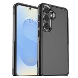 zapica Designed for Samsung Galaxy S25 Case & Galaxy S24 Case, [Military Drop Protection] [Dual Layer Structure Design] Heavy Duty Shockproof Non-Slip Phone Cover 6.2 inch, Black - Retail: $10