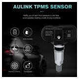 AULINK Tire Pressure Sensors 315MHz TPMS for Ford 2005-2011 Escape Edge Expedition Explorer Flex Focus F-150 Fusion Mustang Lincoln MKS MKT MKX MKZ Mazda Mercury Replace# 6F2Z1A189A 7L1Z1A189A - Retai
