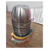 VOZDEPALS 2.4 oz x 6 Pack Sauce Containers for Lunch Box, Salad Dressing Container To Go With Lids - Retail: $17