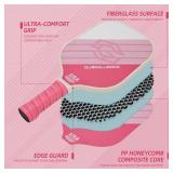 Pickleball Paddles Set of 2 Pickle Ball Paddles,USAPA Approved Pickleball Set of 2 Rackets,Fiberglass Surface & 13MM PP Honeycomb Core,Breathable Handle,4 Indoor & Outdoor Balls,1 Pickleball Bag ( A Z