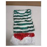 Liitrsh Christmas Family Pajamas Matching Set Striped Pajamas Classic Sleepwear Loungewear Xmas Holiday(Men,X-Large,Green White) - Retail: $22