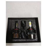 MIFMIA Bulbs 6500K Cool White 900% Brighter 36000LM, Plug-N-Play with Cooling Fan IP68 Waterproof Off Road Lights, Pack of 2 - Retail: $16