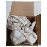 MIULEE Block Print Pillow Covers 18x18 Inch Set of 2, Vintage Floral Throw Pillow Cases Neutral Linen Farmhouse Cushion Covers for Couch Sofa Bed Chair Living Room, Cream Oatmea