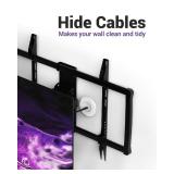 VCELINK Brush 3.79" (96 mm) in Wall Cable Management Kit, Cord Hider for Low Voltage Cables Pass Through, Includes Hole Saw Drill Attachment and Mounting Brackets for Easy Install, 2-Pack - Retail: $1