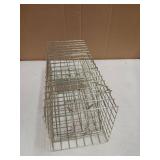 Anyhall Squirrel Trap Heavy Duty Humane Live Animal Cage Trap (No Assembly Required) - 17" x 7" x 7" - Retail: $31