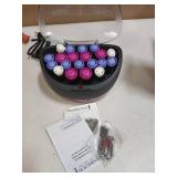 Remington Ionic Conditioning Hair Setter, 20 Velvet Hair Rollers, 6 Large (1¼), 10 Medium (1"), 4 Small (¾), Blowout Style Hair Curlers - Retail: $33