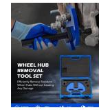 Orion Motor Tech Wheel Hub Removal Tool Kit, Wheel Bearing Hub Remover Tool Set Compatible with 5 6 8 Lug Hub Assemblies on Cars and Trucks, Wheel Hub Buster Puller with Carrying Case - Retail: $41