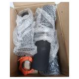 Fitarc Tib Bar, Tibialis Trainer, Tibia Dorsi Calf Raise Machine, Knees Over Toes Equipment for Strengthening Calves/Shins/Ankles, Black, Fits 2" Weight Plates - Retail: $36