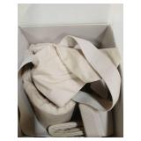 Momcozy Newborn Carrier WeeSnug- Lightweight and Cozy Comfort for 7-25 lbs, Ergonomic Cross-Back Support, Effortless to Put On, Hands-Free Baby Carrier with Lumbar Support, Khaki - Retail: $60