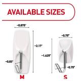 Command Small Wire Toggle Hooks, 24 Hooks Damage-Free Hanging Wall Hook (Missing Adhesive Strips) No Tools Great for Hanging, Organization and Storage, Holds up to 0.5 lb - Retail: $13