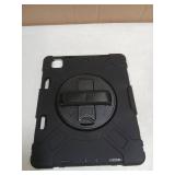 Case for iPad Pro 12.9 2022/2021/ 2020/2018: Cover for iPad Pro 12.9 6th/ 5th/ 4th/ 3rd Generation with Screen Protector- Stand- Pencil Holder- Handle- Shoulder Strap Black - Retail: $30