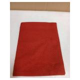 Soft Caddice Faux Linen 2 Side Table Runner, eco-Friendly Fabric Handcrafted Runner, Burgundy 12 x 36 Inch - Retail: $10