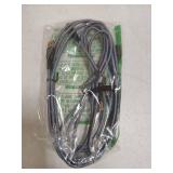 AINOPE 2 Pack USB Extensions Cable High Speed USB 3.0 Extension Cord Type A Male to Female Sturdy Braided Material Fast Data Transfer Compatible with USB Keyboard,Mouse,Flash Drive,Grey,6.6FT+6.6FT - 