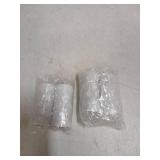 E12 Ceramic Candelabra Socket,E12 Light Bulb Socket with Pipe Fixing Bracket,Candelabra Base Bulb Lamp Holder with White Candle Cover Sleeves