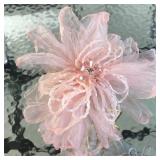 1pcs Pretty Gorgeous Handmade Yarn Beaded Patches Wedding Dress Suit Decoration Beads Flower Applique (Pink C) - Retail: $9