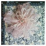 1pcs Pretty Gorgeous Handmade Yarn Beaded Patches Wedding Dress Suit Decoration Beads Flower Applique (Pink C) - Retail: $9