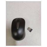 ACOZYKITTEN Wireless Mouse for Portable Computer, 2.4G Noiseless Mouse with USB Receiver, Ergonomics Cordless Optical Silent Mice for Windows PC, Tablet, Laptop, Mac- Gray & Black - Retail: $13