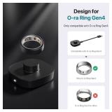 Compatible with O-ra Ring Gen 4 Charger - Size 7 - Fast and Safe Charging Dock with USB-C Cable - Essential for O-ra Ring 4 Users Black - Retail: $27